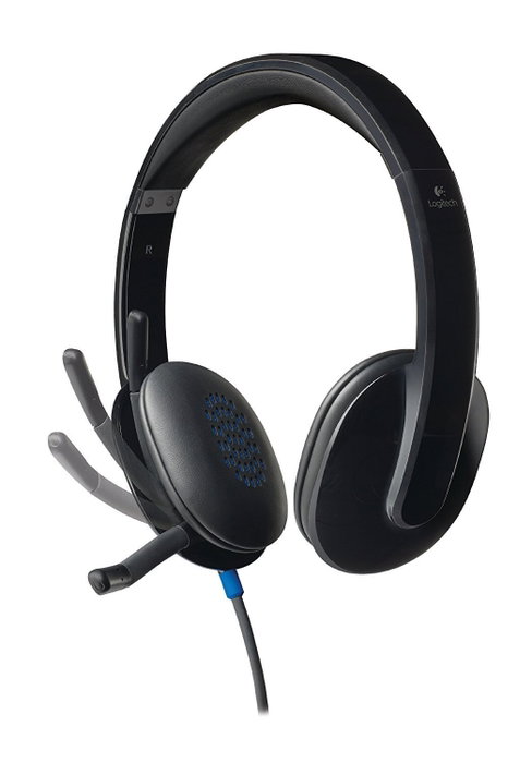 Logitech H540 Headset con micrófono negro